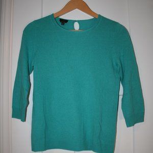 Talbot's Turquoise Cashmere Sweater Medium